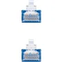 Nanocable Cable de Red RJ45 CAT.6 UTP AWG24, Azul, 0,5 m